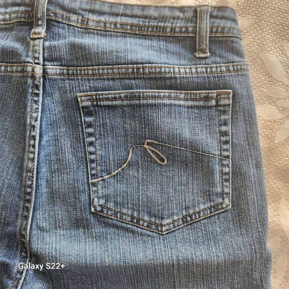 R16  Faded Glory cut off denim jean  shorts - Picture 6 of 6